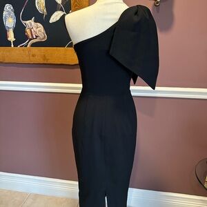 EUC Dress The Population Tiffany Black Sleeveless Formal Midi Dress Size Small